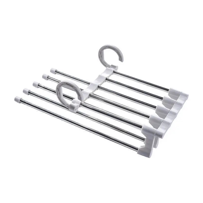 Cabide PratiFlex™ Retrátil 5 em 1 de Aço Inox