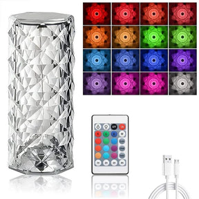 Luminária de mesa LED sem fio 3-16 Cores com controle de intensidade